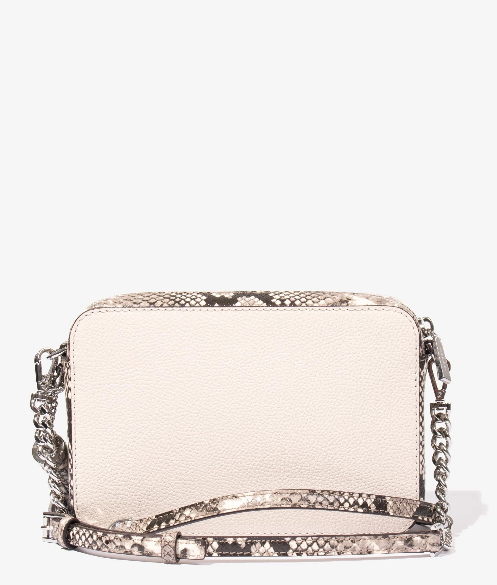 Jet set camera bag in light cream