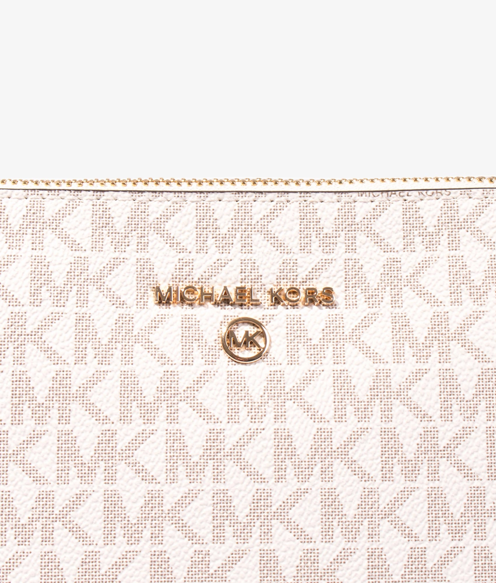 Jet set charm crossbody in vanilla & acorn