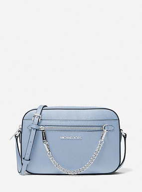 Jet Set Large Saffiano Leather Crossbody Bag
