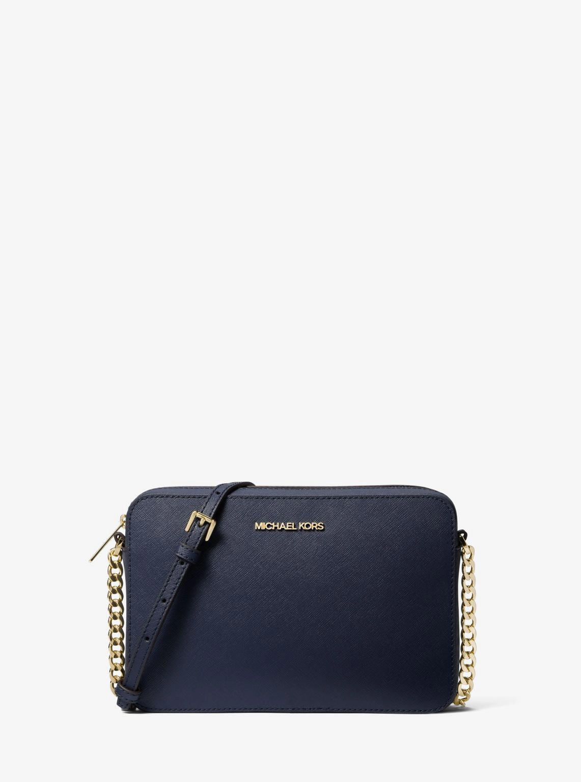 Jet Set Large Saffiano Leather Crossbody Bag