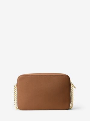 Jet Set Large Saffiano Leather Crossbody Bag