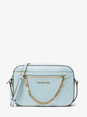Jet Set Large Saffiano Leather Crossbody Bag