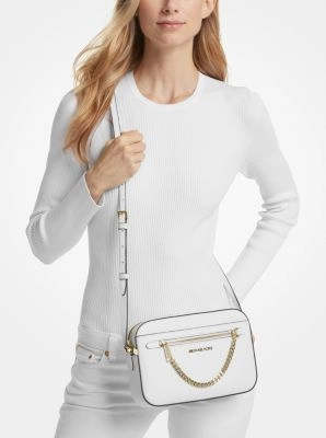 Jet Set Large Saffiano Leather Crossbody Bag
