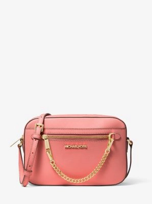 Jet Set Large Saffiano Leather Crossbody Bag
