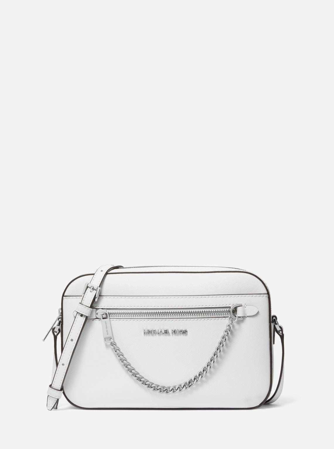 Jet Set Large Saffiano Leather Crossbody Bag