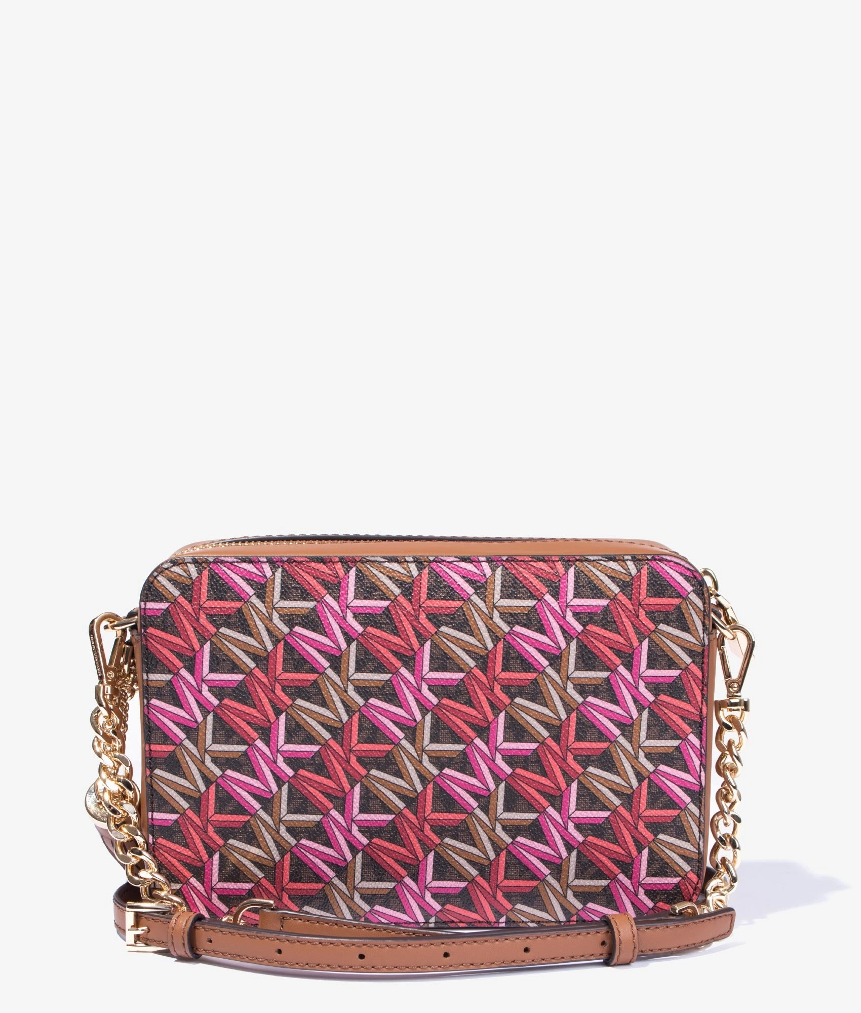 Jet set logo print camera bag