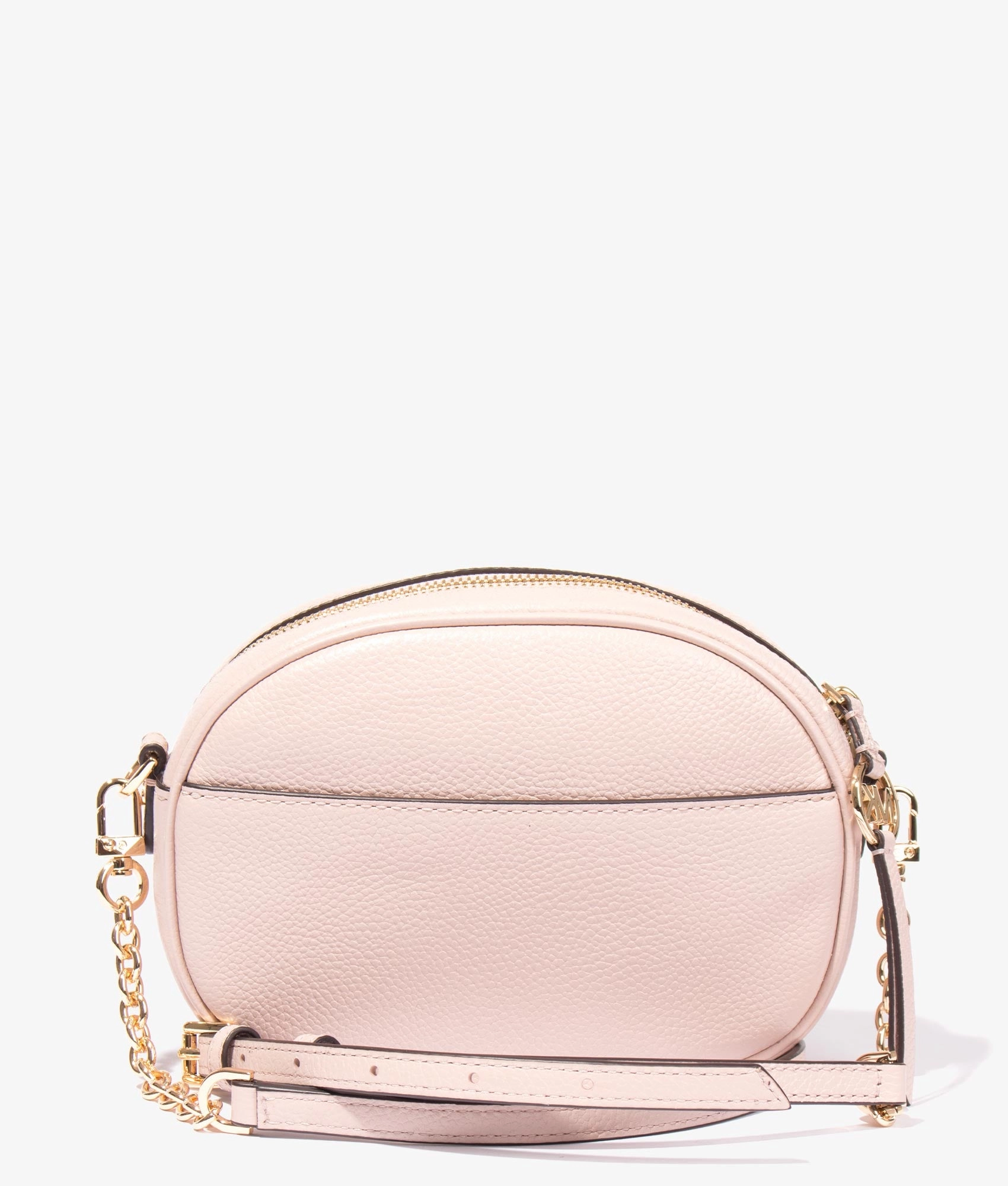 Jet set oval camera crossbody in soft pink