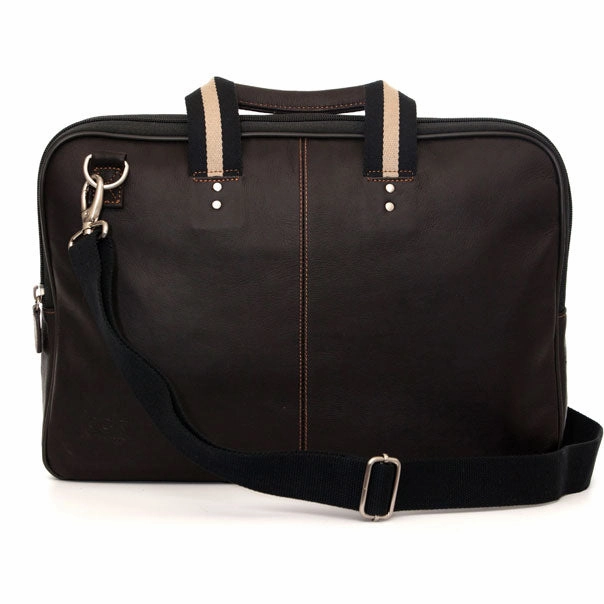 Jill-E Designs Jack Savoy 13In Leather Laptop Portfolio