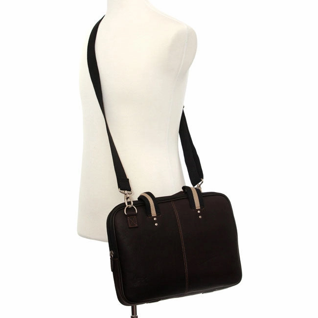 Jill-E Designs Jack Savoy 13In Leather Laptop Portfolio
