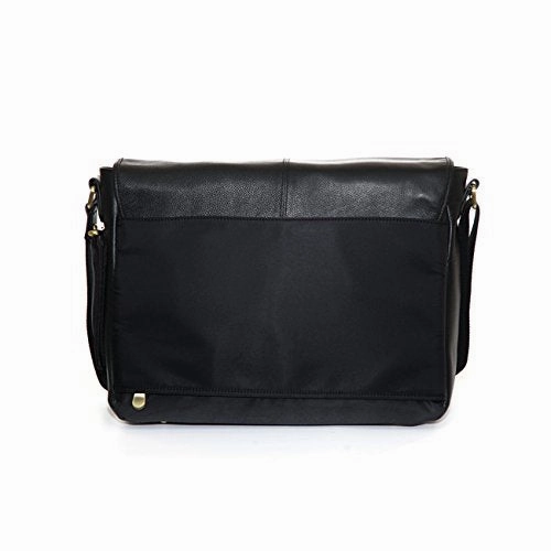 Jill-E Designs Sasha 15" Leather Laptop Bag, Black (473202)