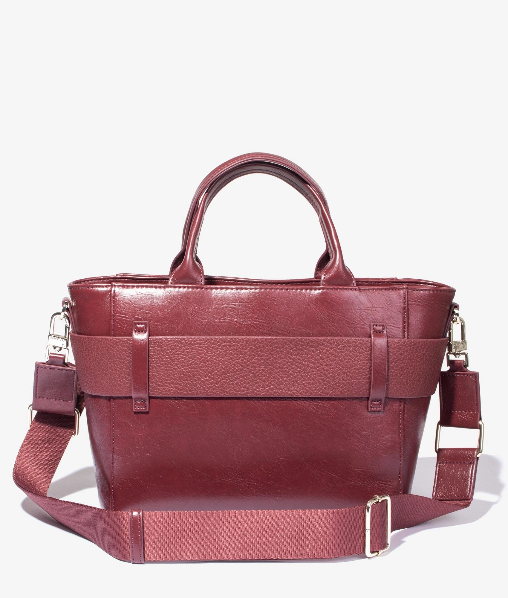 Jimsa PU crossbody in deep purple