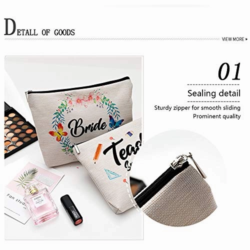 K Initial Monogram Personalized Travel Makeup Bag,Cosmetic Bag Pencil Pouch Gifts with Zipper Waterproof(Makeup bag-Letter K)