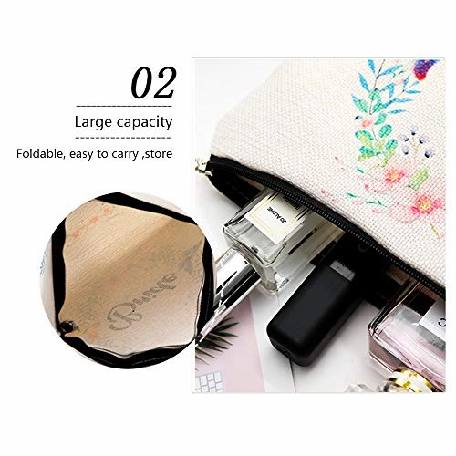 K Initial Monogram Personalized Travel Makeup Bag,Cosmetic Bag Pencil Pouch Gifts with Zipper Waterproof(Makeup bag-Letter K)