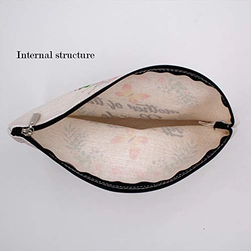 K Initial Monogram Personalized Travel Makeup Bag,Cosmetic Bag Pencil Pouch Gifts with Zipper Waterproof(Makeup bag-Letter K)