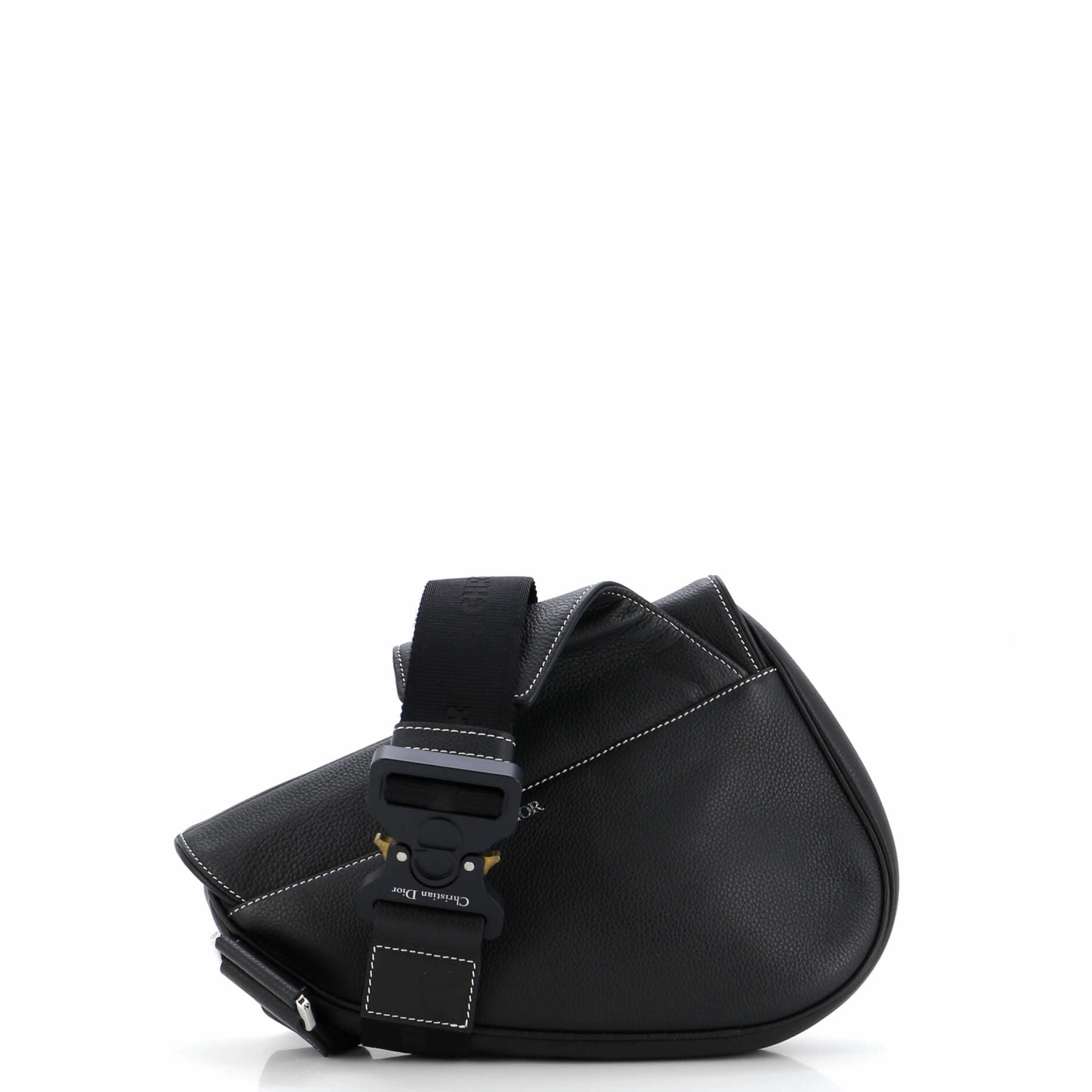 KAWS Saddle Crossbody Bag Leather with Applique