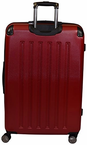 Kenneth Cole Reaction 8 Wheelin Expandable Luggage Spinner Suitcase 29" (Red)