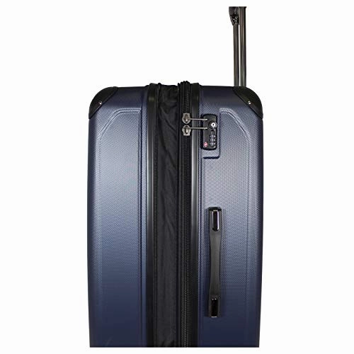 Kenneth Cole Reaction 8 Wheelin Expandable Luggage Spinner Suitcase Medium 25" (Pewter)