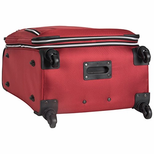 Kenneth Cole Reaction Lincoln Square 28" 1680D Polyester Expandable 4-Wheel Upright Pullman, Red