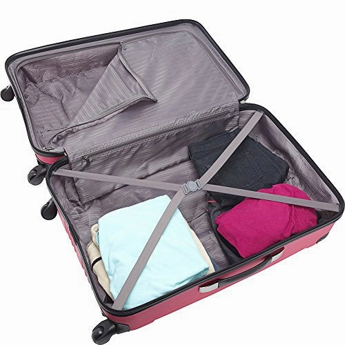 Kenneth Cole Reaction Out Of Bounds 4-Wheel Spinner 2-Pc Nested Set: 20" Carry-On, 28" Luggage,