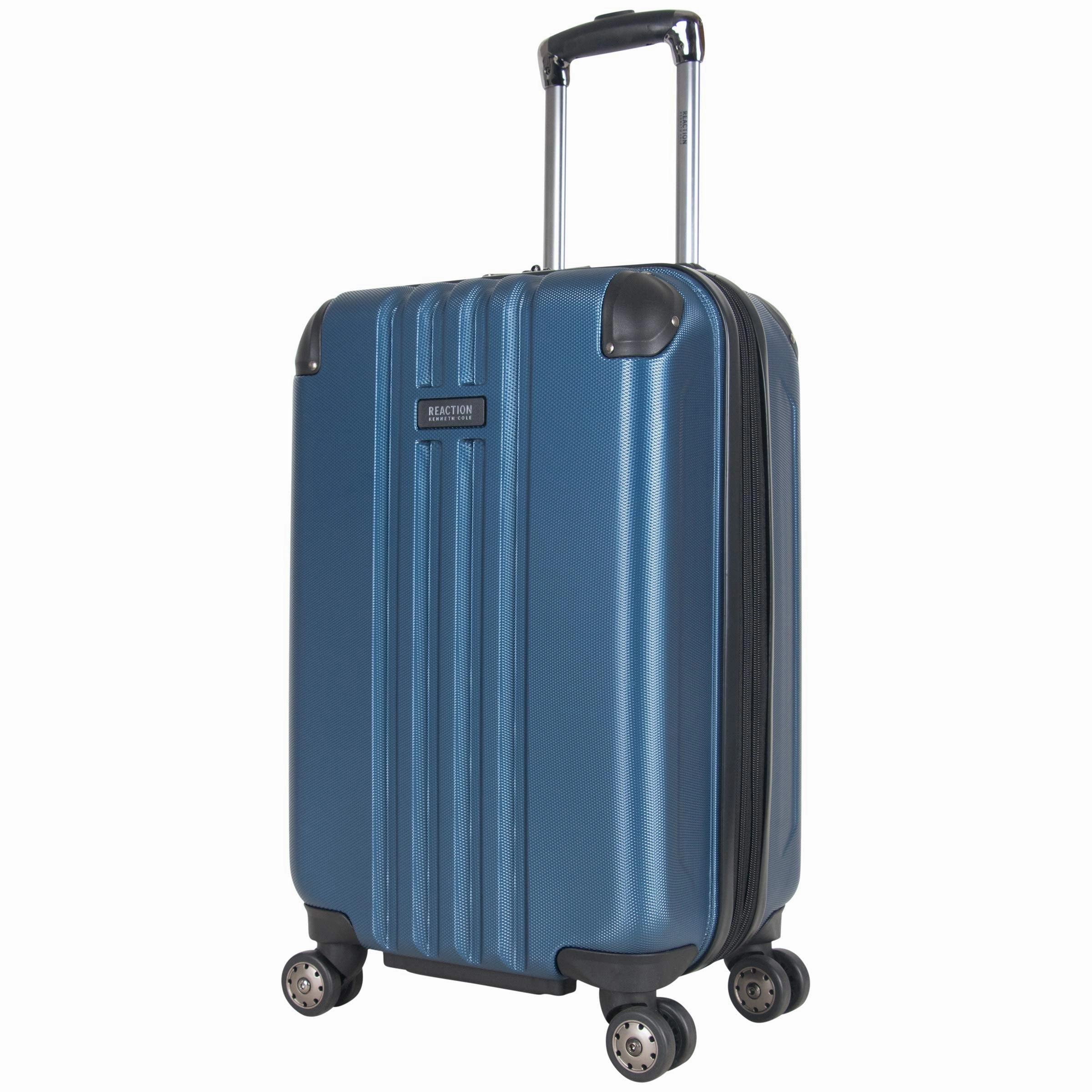 Kenneth Cole Reaction Reverb 20" Lightweight Hardside Expandable 8-Wheel Spinner Carry-On Suitcase, Ice Blue