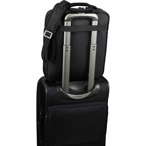 Kenneth Cole Vert Checkpoint-Friendly 15" Laptop Messenger Bag- Black