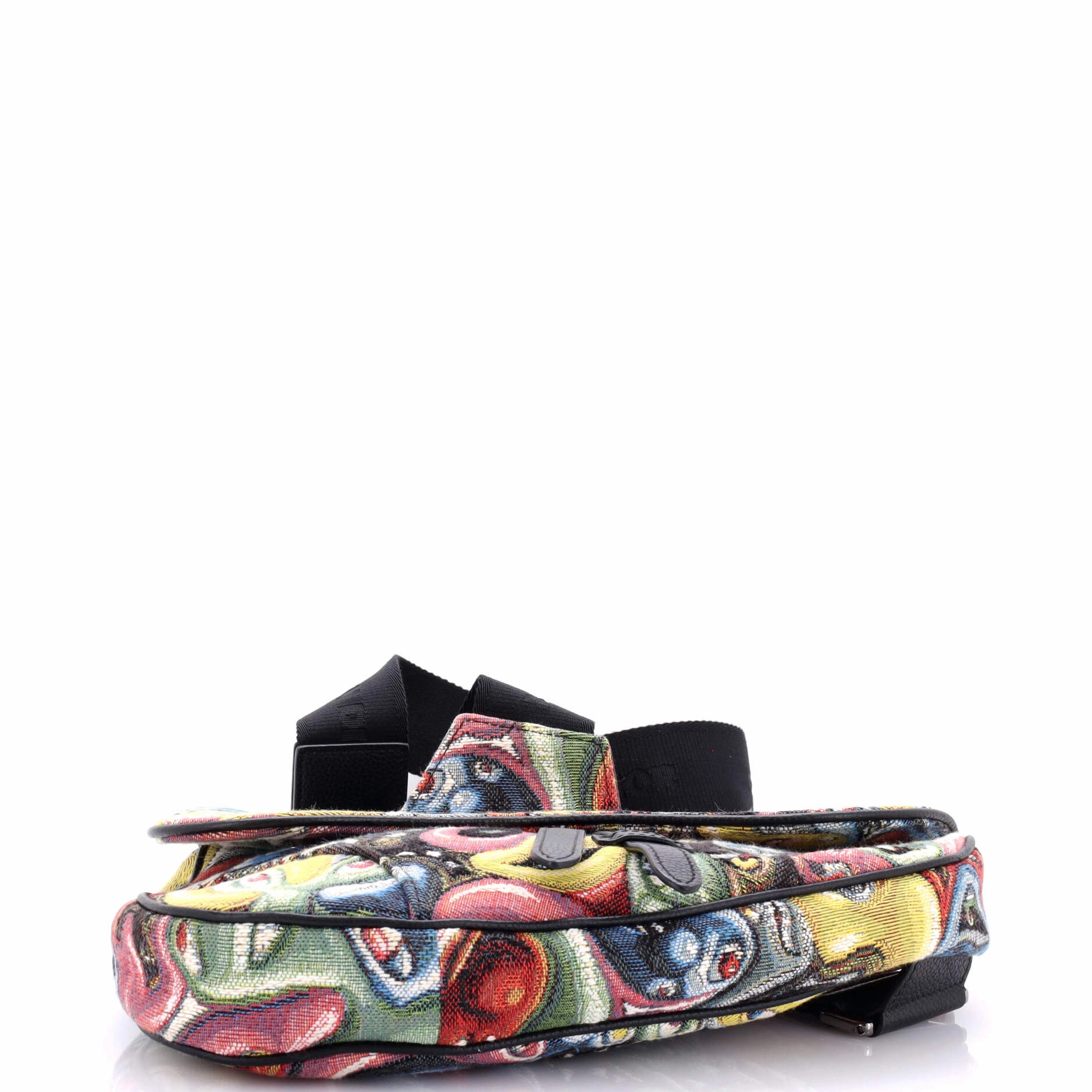 Kenny Scharf Saddle Crossbody Bag Jacquard
