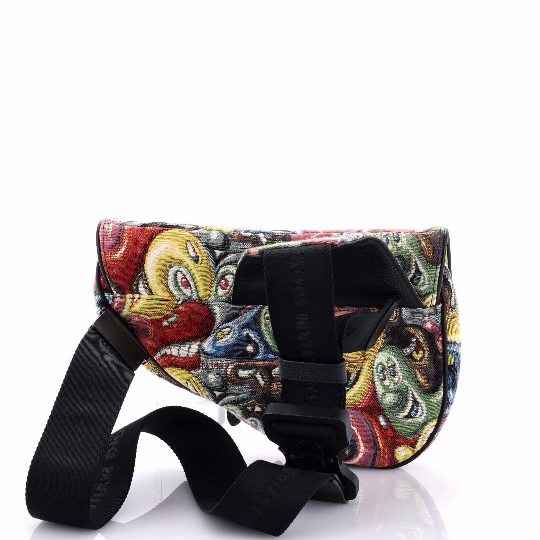 Kenny Scharf Saddle Crossbody Bag Jacquard