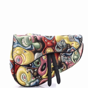 Kenny Scharf Saddle Crossbody Bag Jacquard