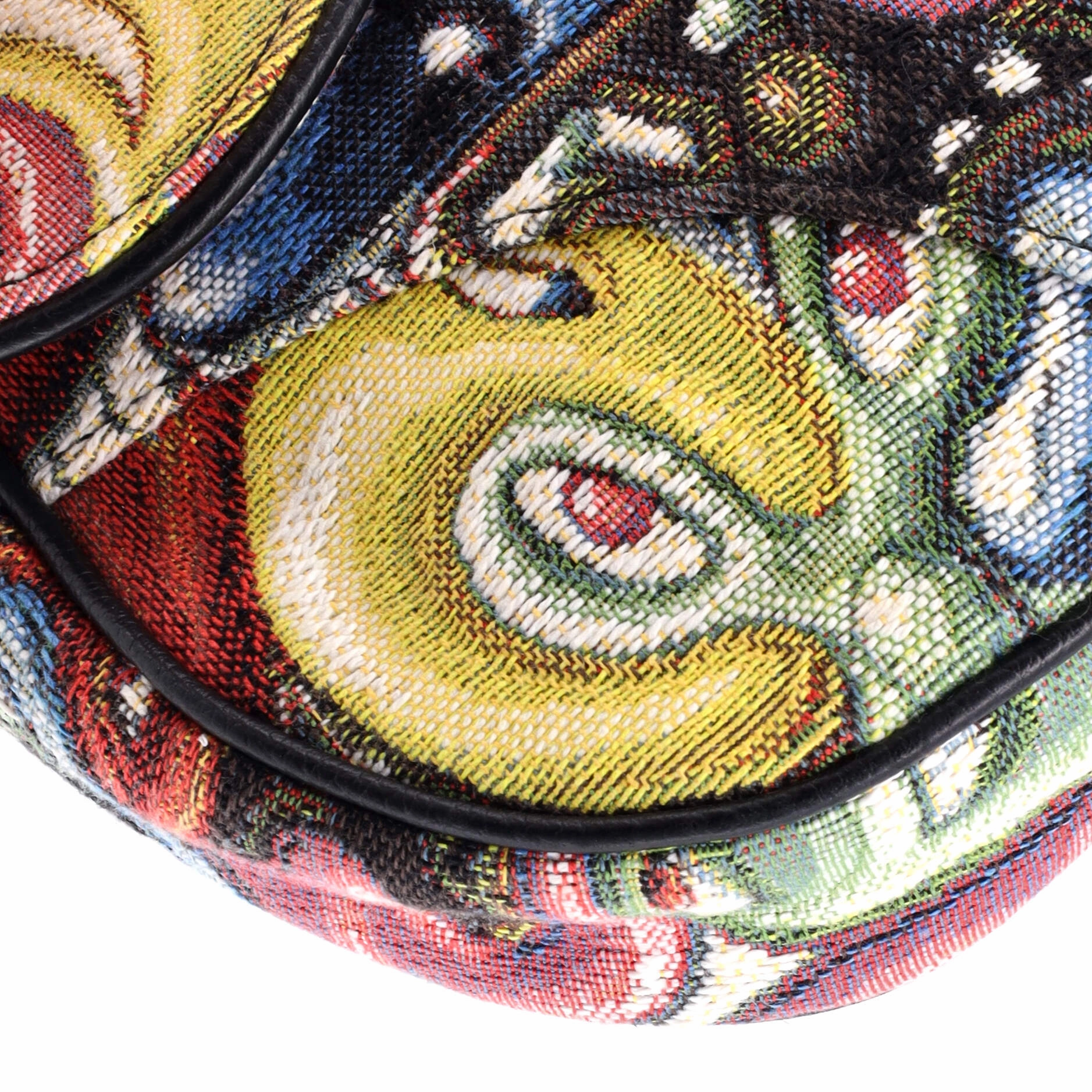Kenny Scharf Saddle Crossbody Bag Jacquard