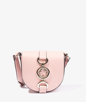 Kensina magnolia detail mini crossbody in pink