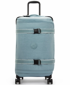 Kipling Spontaneous Medium Rolling Luggage - Relaxed Grey