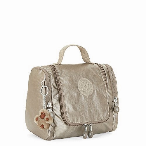 Kipling Women'S Connie Metallic Hanging Tolietry Bag One Size Metallic Pewter