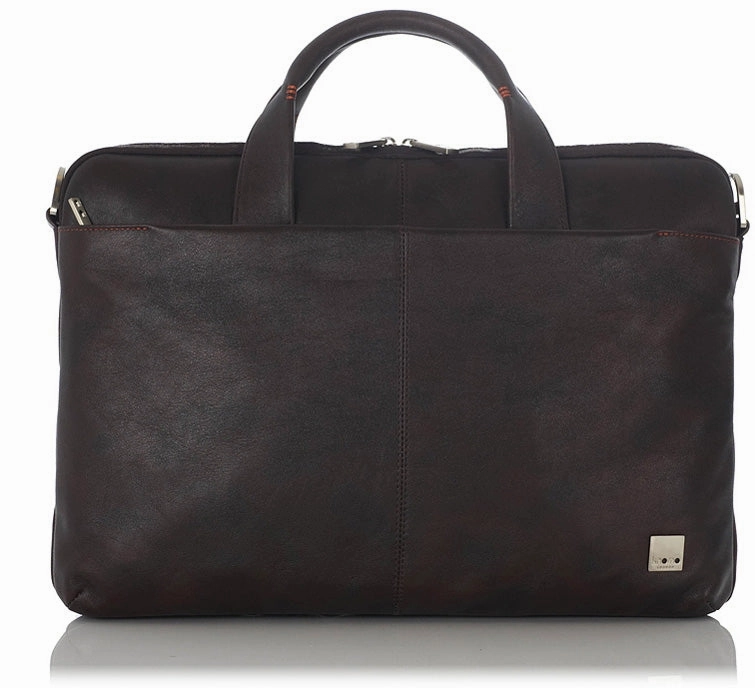 Knomo Brompton Henderson Leather Top Handle Brief
