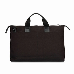 Knomo Luggage Brompton Oxberry Briefcase 15.6-Inch, Black