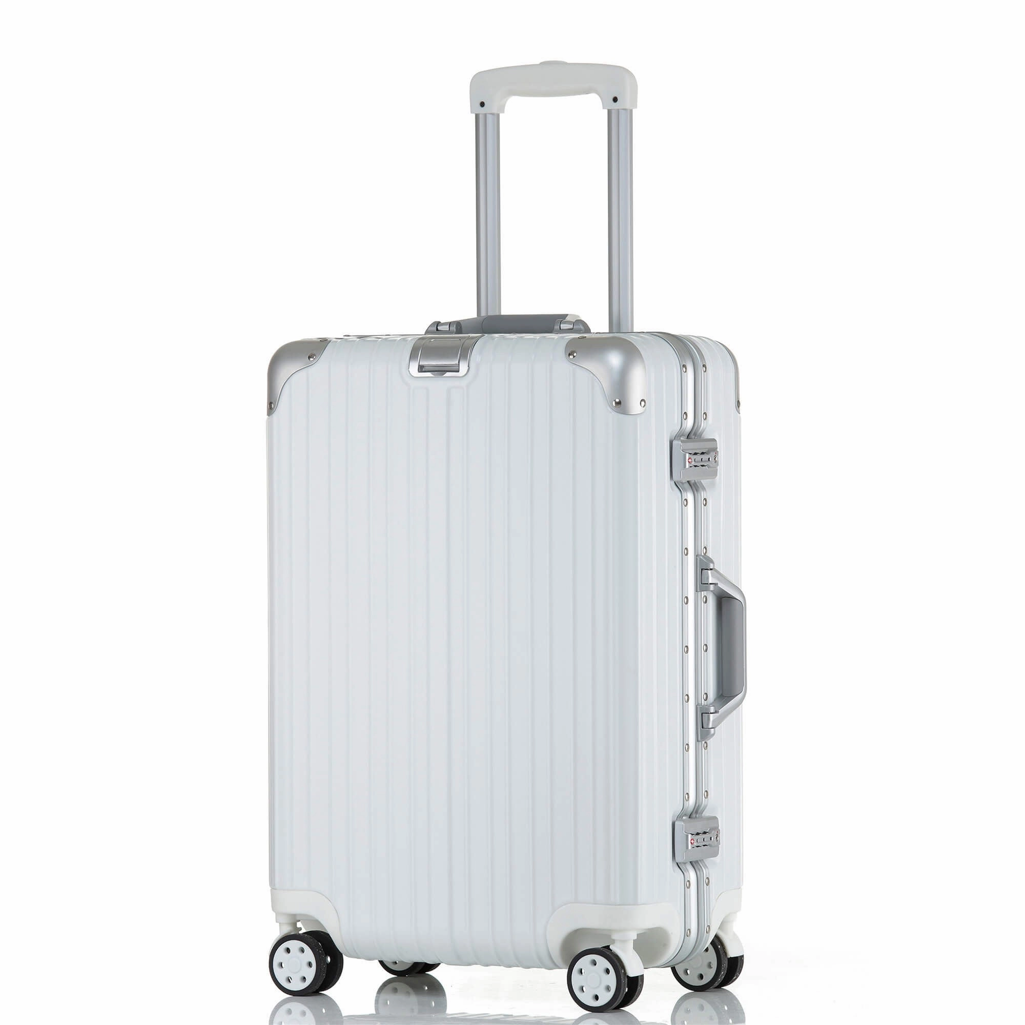 Kroeus Suitcase Carry Case Luggage Tsa Lock Aluminum Frame