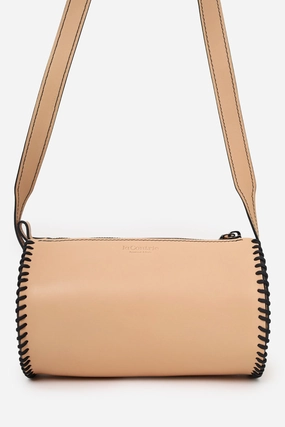 La Contrie Beige Round Bag