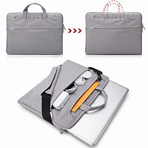 Lacdo 12 Inch Laptop Shoulder Bag Sleeve Case Compatible 13" New MacBook Pro 2018-2016 USB-C | 2018