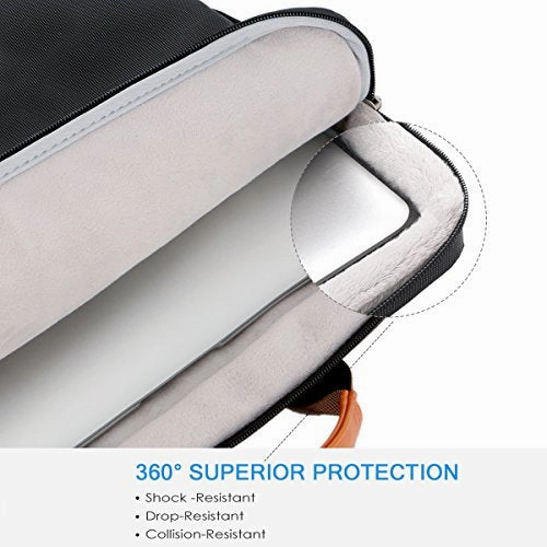 Lacdo 15.6 Inch Laptop Shoulder Bag, 360 Protective Sleeve Case Compatible Acer Aspire,