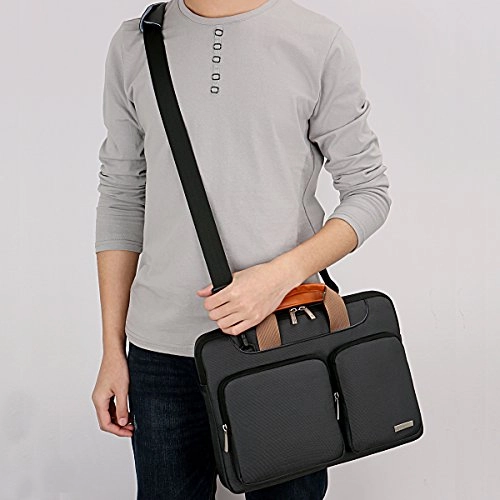 Lacdo 15.6 Inch Laptop Shoulder Bag, 360 Protective Sleeve Case Compatible Acer Aspire,