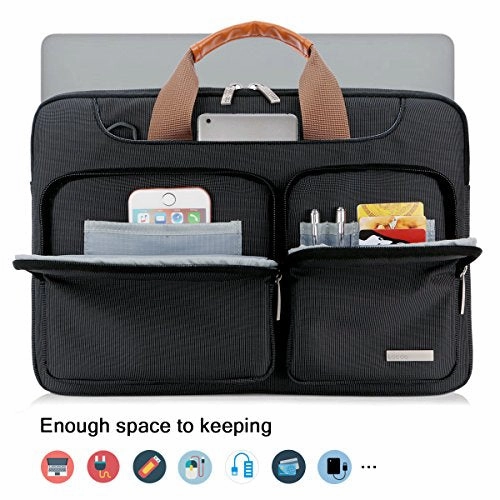 Lacdo 15.6 Inch Laptop Shoulder Bag, 360 Protective Sleeve Case Compatible Acer Aspire,