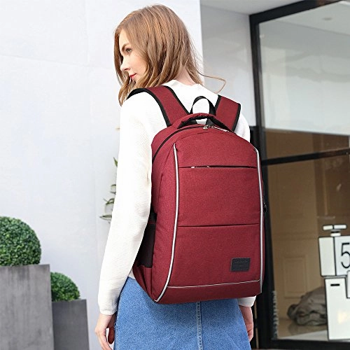 Laptop Backpack, WInblo 15.6 Inch College Backpack with USB Charging Port & Headphone Interface