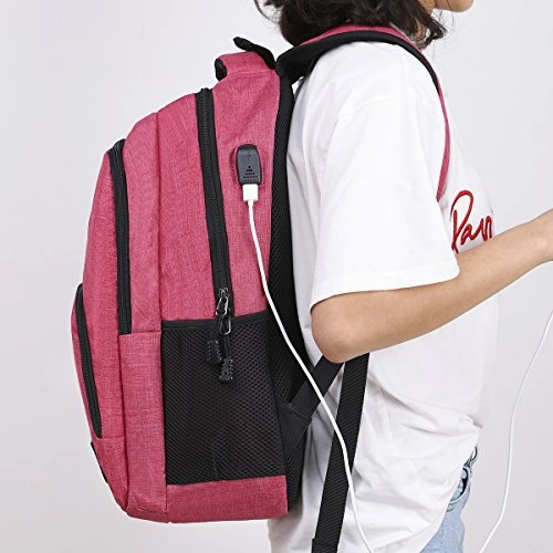 Laptop Backpack with USB Charging Port 15.6 Inch Compartment 35L for Travel Business School Daily