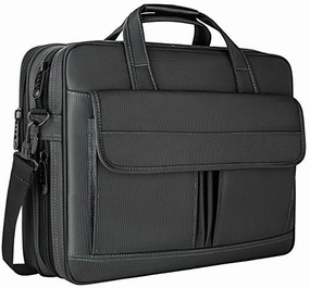 Laptop Bag 15.6 Inch,Water Resistant Briefcase, 15Inch Expandable Messenger Shoulder Bag With
