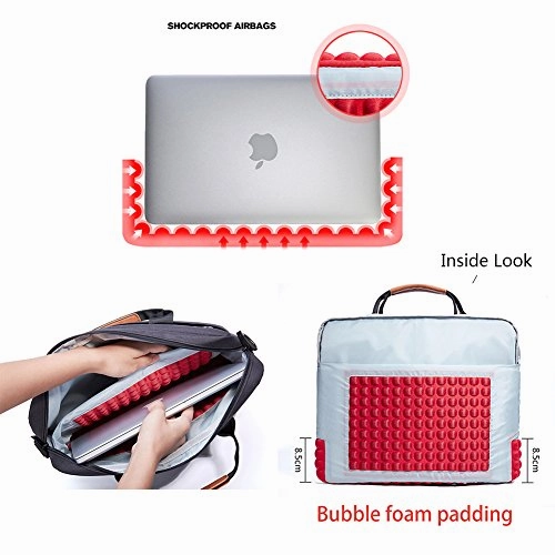Laptop Bag, Kalidi 15.6 Inch Notebook Briefcase Messenger Bag For Dell Alienware / Macbook / Lenovo