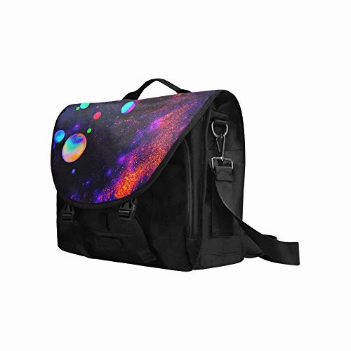 Laptop Shoulder Bag, Umbrella Printed Laptop Bag Oxford fabric