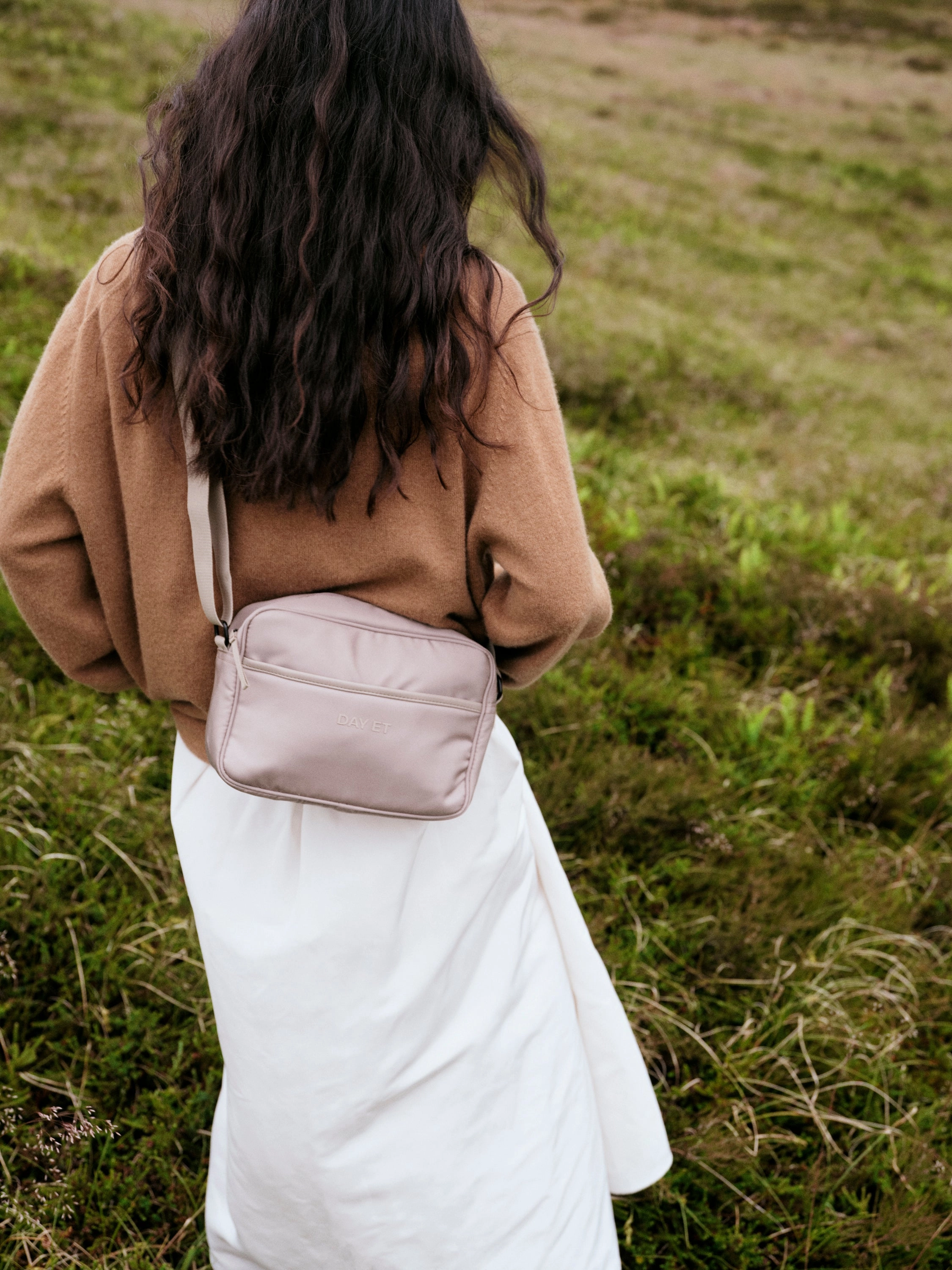 Large Nylon Plane Crossbody Bag