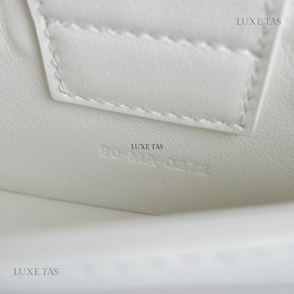 Latte 30 Montaigne East-West Bag With Chain Leather Crossbody Bag for Women