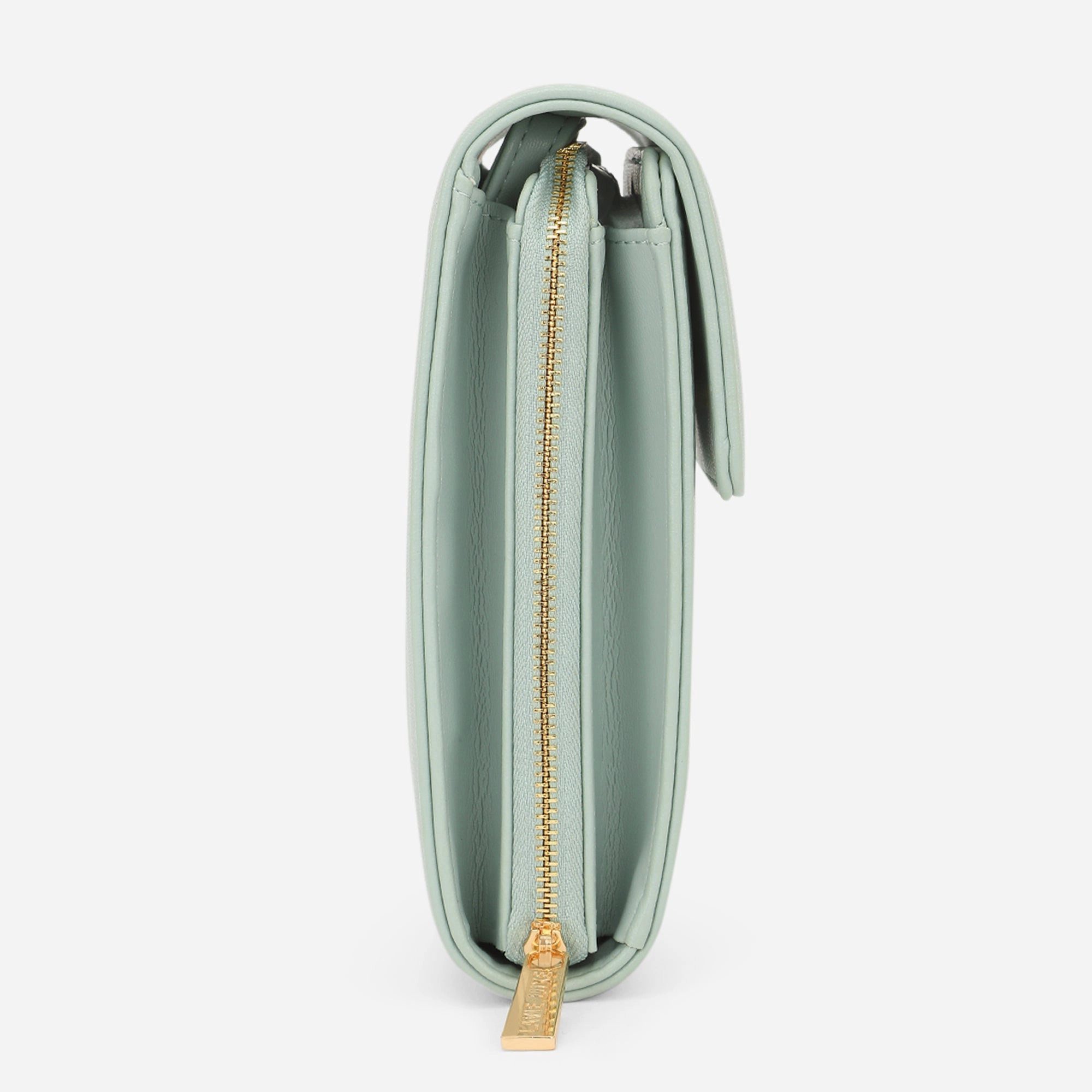 Lavie Luxe Ally24 verticle Mint Large Women's 3 comprtment wallet