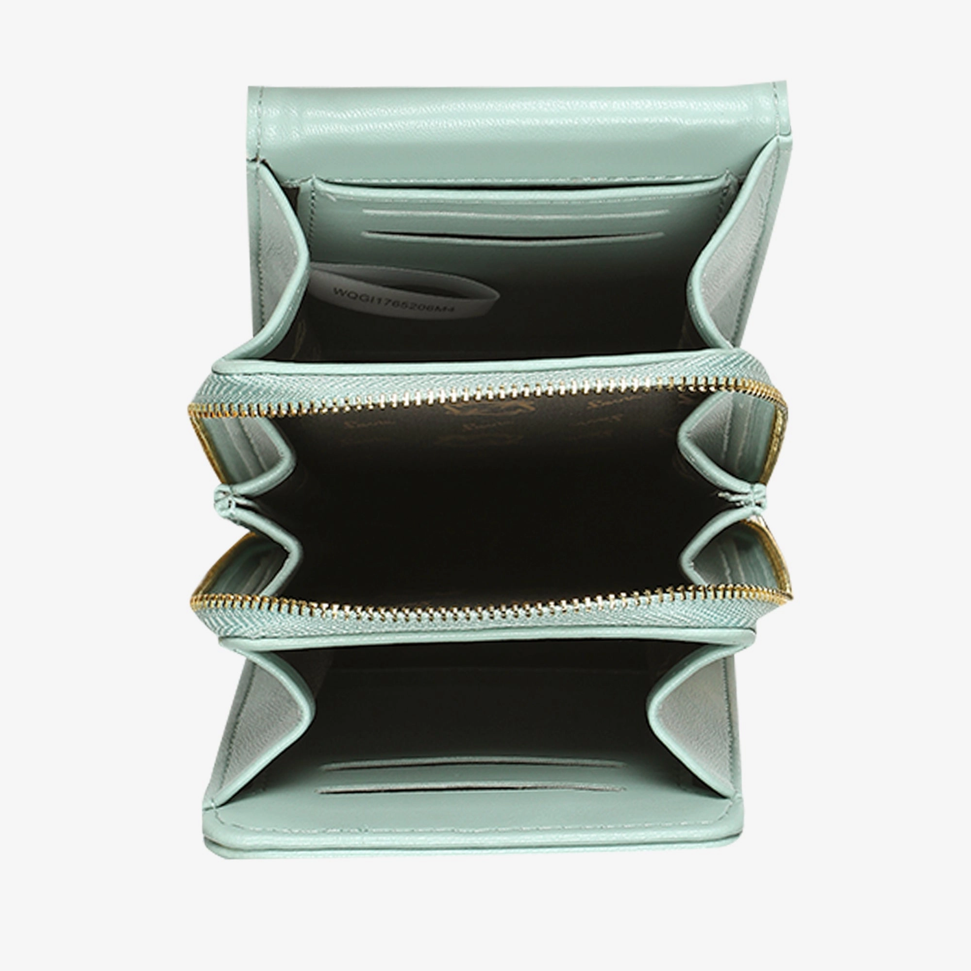 Lavie Luxe Ally24 verticle Mint Large Women's 3 comprtment wallet