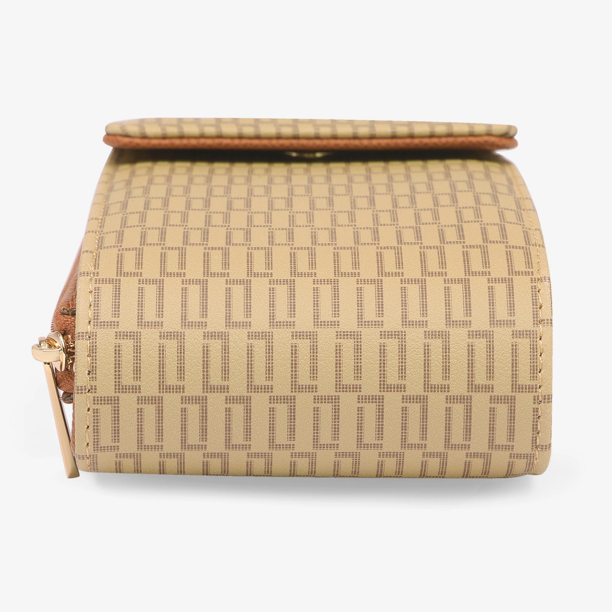 Lavie Luxe Ally Verticle Taupe Large Women's Zip Sling